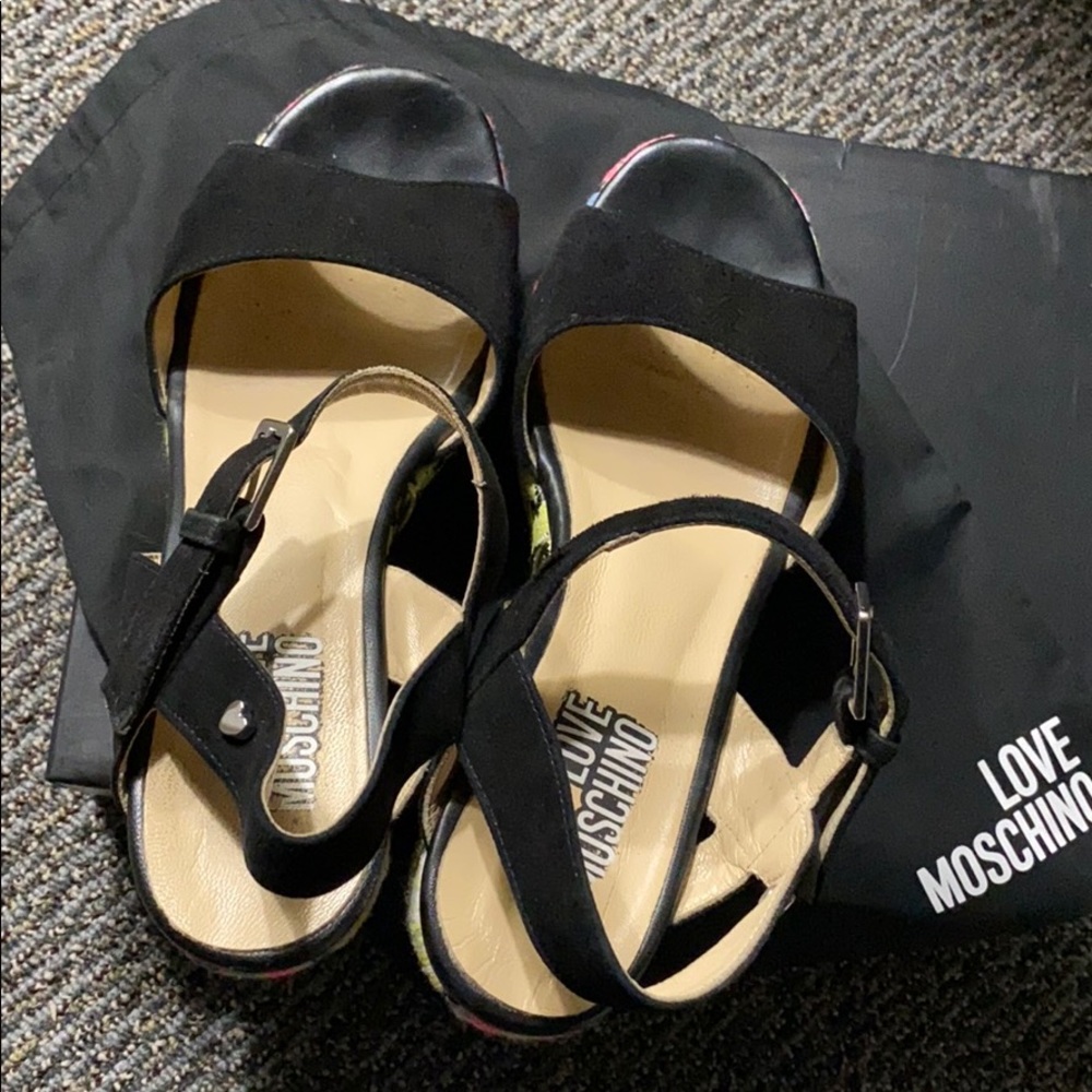 Love Moschino Wedge Sandals